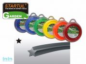 Леска ф 3.0 мм х 33 м "звездочка" STARTUL GARDEN