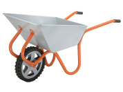 Тачка строительно-садовая ТССР-1 (120л, 240 кг, одноколесная, литая резина 380х70мм, вес 15 кг) (пр-во РБ)