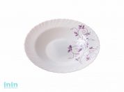 Тарелка глубокая стеклокерамическая, 203 мм, круглая, серия Пурпурное сияние, DIVA LA OPALA (Collection Classique)