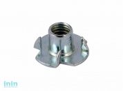 Гайка М8/11 врезная, цинк, DIN 1624 (5 шт в зип-локе) STARFIX