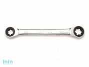 Ключ накидной  "звездочка"  E6хЕ8 с трещотками TOPTUL (AOAC0608)