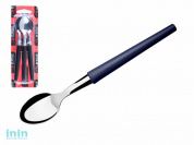 Набор ложек чайных, 3шт., серия MILLENIUN, черные, DI SOLLE (Длина: 143 мм, толщина: 0,8 мм. Прочная пластиковая ручка.)