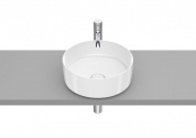 Раковина накладная Roca Inspira Round 37x37, глянцевая белая, A327523000