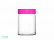 Банка для сыпучих продуктов стеклянная, 890 мл, серия Novo, LAV