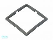 Вставка в рамку 1-местная темно-серая, Уют, упак=3 шт.,  Bylectrica (Рамка  ЮЛИГ. 735212.276(03))