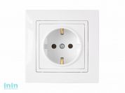 Розетка 1-ая (скрытая, с/з) белая, Уют, Bylectrica (Розетка  РС16-339 Гарантийный срок:24 месяца)
