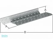 Держатель балки левый 40x250 мм DB L белый цинк STARFIX