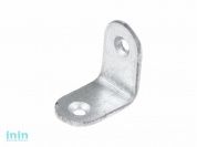 Уголок мебельный 12х19x19 мм круглый белый цинк STARFIX