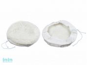 Полировальный круг 180мм, на завязках (иск.шерсть, короткая) (WORTEX)