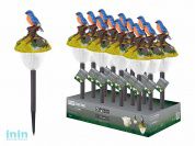 Светильник СП "Птицы" на солнечных батареях, меняют цвет, пластик, в ассортименте, ДБ, TDM