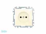 Розетка 1-ая (скрытая, б/з) бежевая, Стиль, BYLECTRICA (штепсельная скрытой установки Гарантийный срок:24 месяца)