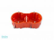 Коробка установочная (подрозетник) КЕ-504 исп.1 BYLECTRICA (двухместная (комплектуется саморезами) Гарантийный срок:24 месяца)