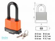 Замок навесной 50мм с длинной дужкой STARTUL PROFI (ST9086-50)