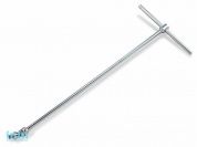 Вороток T-обр. c бегунком 400мм  и наконечником 1/4" TOPTUL (CTLA0840)