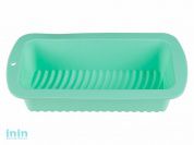 Форма для выпечки, силиконовая, прямоугольная, 27 х 13.2 х 6.5 см, бирюзовая, PERFECTO LINEA