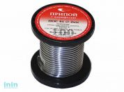 Припой ПОС 61 трубка, катушка ф2мм, с канифолью (100г) (Векта)