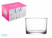 Набор стаканов, 6 шт., 240 мл, серия Bodega, LAV (Подходит так же в качестве креманки для подачи десертов)