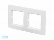 Рамка 2-местная белая, Стандарт, Юпитер (KD-2-Б) (ЮПИТЕР)