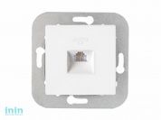 Розетка 1-ая телефонная (скрытая) белая, Уют, Bylectrica (Розетка  ТР4-049 Гарантийный срок:24 месяца)