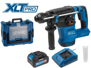 Аккум. перфоратор BULL CBH 1826 Xcase, XLTpro, БЕСЩЕТ., 18 В, 2.6 Дж, 26 мм, 1x4 А*ч, з/у (3 режима + Vario-lock, 3,2 кг)