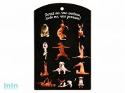 Доска разделочная,"Йога-собаки", 29х18,5 см, береза, MARMITON