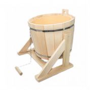 Обливное ведро с пластиковой вставкой 16л. М-63