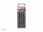 Пилка лобз. по стеклопластику/гипсокартону T141HM (3 шт.) BOSCH (пропил прямой, грубый, Carbide Technology, разведенные зубья)