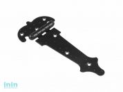 Петля-стрела 150 мм фигурная, черн.мат. STARFIX