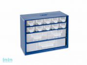 Модуль для хранения металлический (стальная рама, пластм. ящики) 10/2/1 (305x145x237 мм) (TAYG)