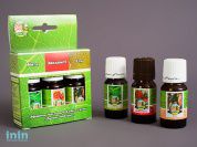 Эфирное масло, набор "Дыши свободно"(Мята, Эвкалипт, Ель) ТМ"Бацькина баня", 3х10мл, в инд.упак. (набор из 3х баночек, цена за набор) (БАЦЬКИНА БАНЯ)