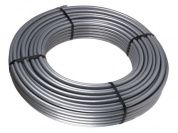 Труба PE-Xa 25х3.5 EVOH 50м серый металлик  РосТурПласт (Трубы для теплого пола (PE-Xa))