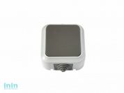 Выключатель 1 клав. (открытый, 6А, брызг. защ.) серый, Пралеска Аква, Bylectrica (Выключатель  А1 6-222(03)    одноклавишный брызгозащищенный открытой