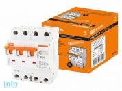 Дифф. авт. выкл. селективного типа 63S 4P C50 100мА TDM