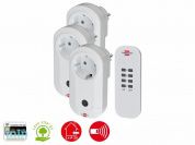 Комплект для беспроводного управления розетками 3шт. + пульт Brennenstuhl (IP20)