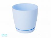 Горшок для цветов 2 л, Фрезия 1, светло-голубой, GARDENPLAST