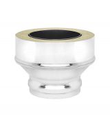 Переход на сэндвич нерж. (AISI 430/0,8мм) д.115х200 (ММ)