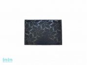 Коврик придверный 55х41 см, черный, TM YPgroup (Размер 55х41 см. Материал: вулканизированная непористая резина.)