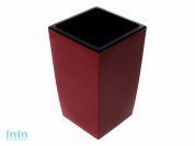 Кашпо для цветов со вставкой Жасмин, 1,5 л, вишня, GARDENPLAST