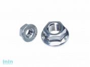 Гайка М6 с фланцем, цинк, DIN 6923 (7700 шт в коробе) STARFIX