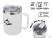 Термокружка, 360 мл, нержавеющая сталь, белая, ARIZONE (27-270001)
