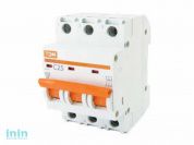 Автоматич. выключатель ВА47-29 3Р 63А 4,5кА х-ка С TDM
