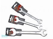 Ключ рожковый 10х11мм PRO STARTUL  (PRO-11011) (матовый хром)