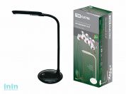 Светильник светодиодный настольный СН-90, гибкий, сенсор-диммер, 220 В, 5 Вт, 5300 К черный TDM