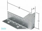 Опора балки левая 25х140x76 мм OB L белый цинк STARFIX