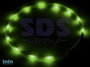 Ошейник для собак прогулочный, светодиодный, 70 см, зеленый (MNF19)  MONELLA (REXANT)