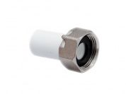 Штуцер ПП для присоединения счетчика воды 20х3/4" РосТурПласт