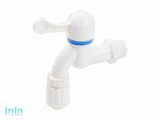 Кран пластиковый водоразборный (для шланга) 1/2" AV Engineering (Кран садовый пластиковый)