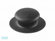 Бакелитовая ручка к стеклянной крышке, черная, PERFECTO LINEA