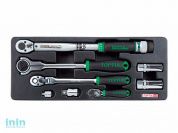 Набор-сет трещотки + динамометрический ключ 434х176мм TOPTUL (GCAT0803)