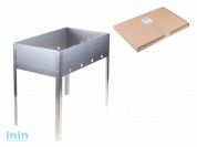 Мангал сборный "Эконом" в г/коробке (400х250х400х0,4толщ), PERFECTO LINEA